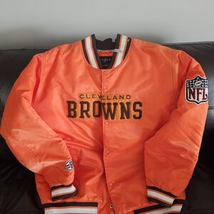 Orange Cleveland Browns NFL Jacket